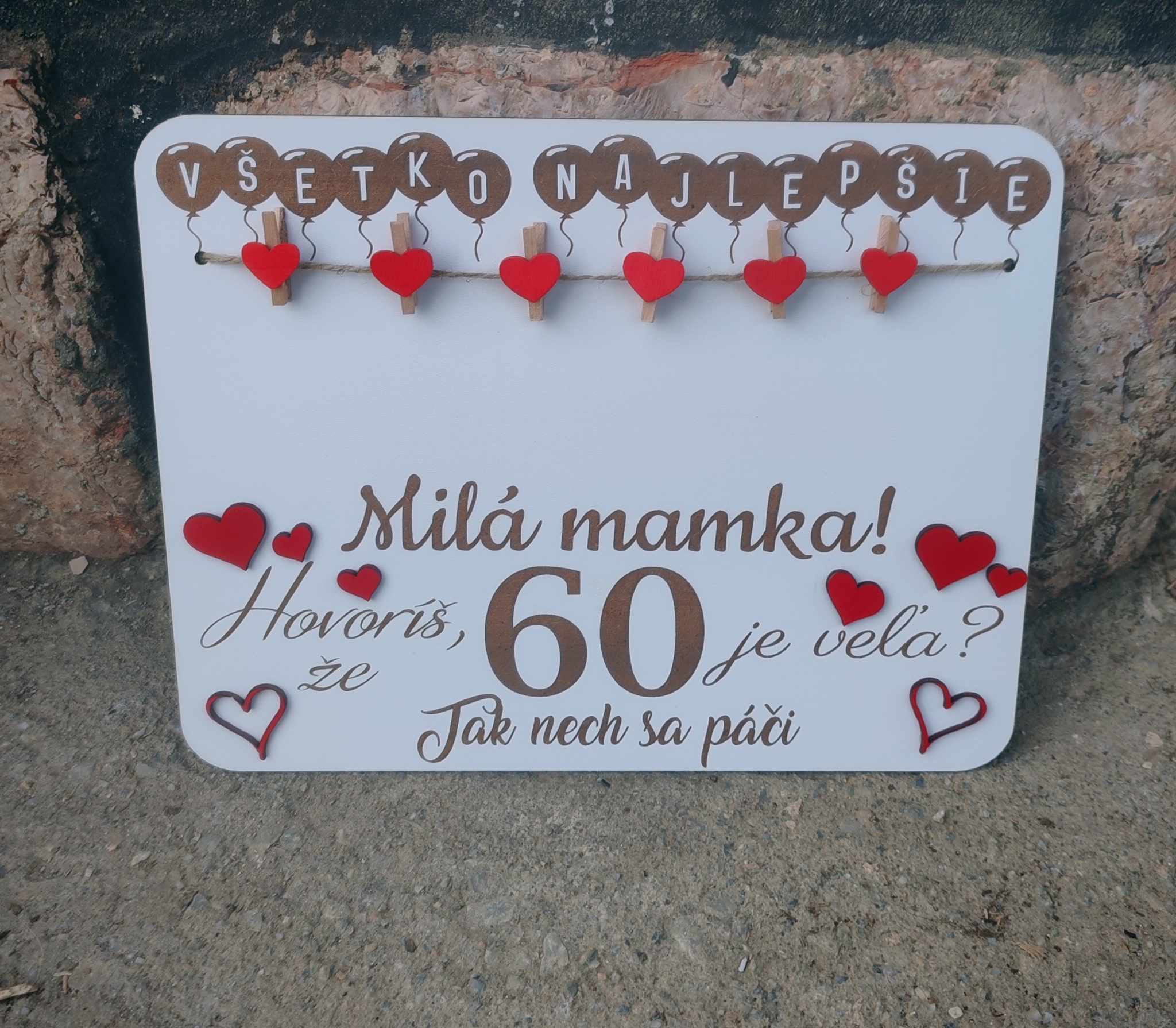 Drevená tabuľa biela Hovoríš, že XY je veľa?