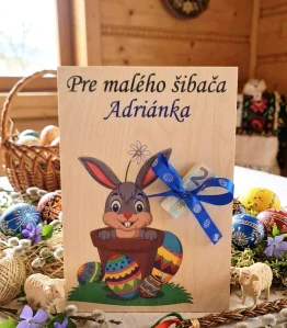 Drevená tabuľa pre malých šibačov - personalizovaná