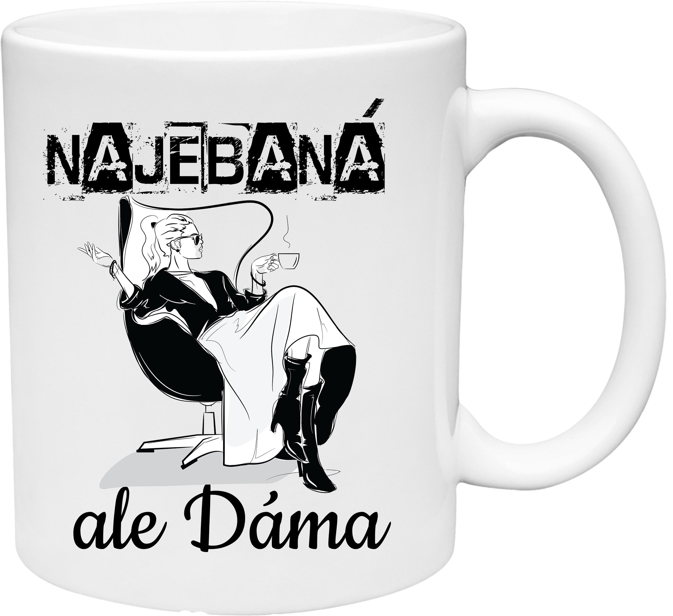Hrnček Najebaná ale dáma (s krabičkou)